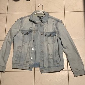 FOREVER 21 MENS VINTAGE DENIM JACKET SMALL